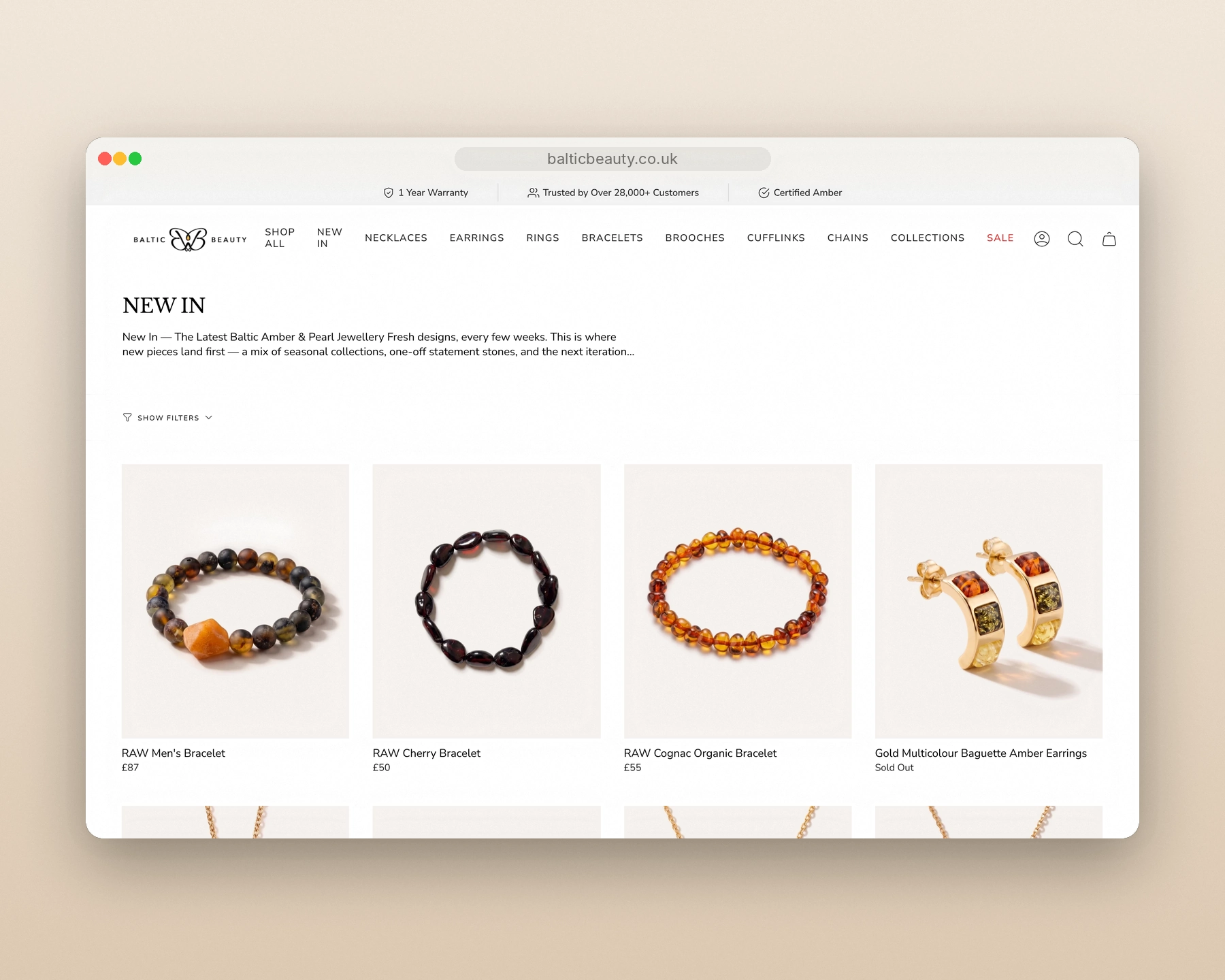 Baltic Beauty: Amber jewellery on the Broadcast theme (2)