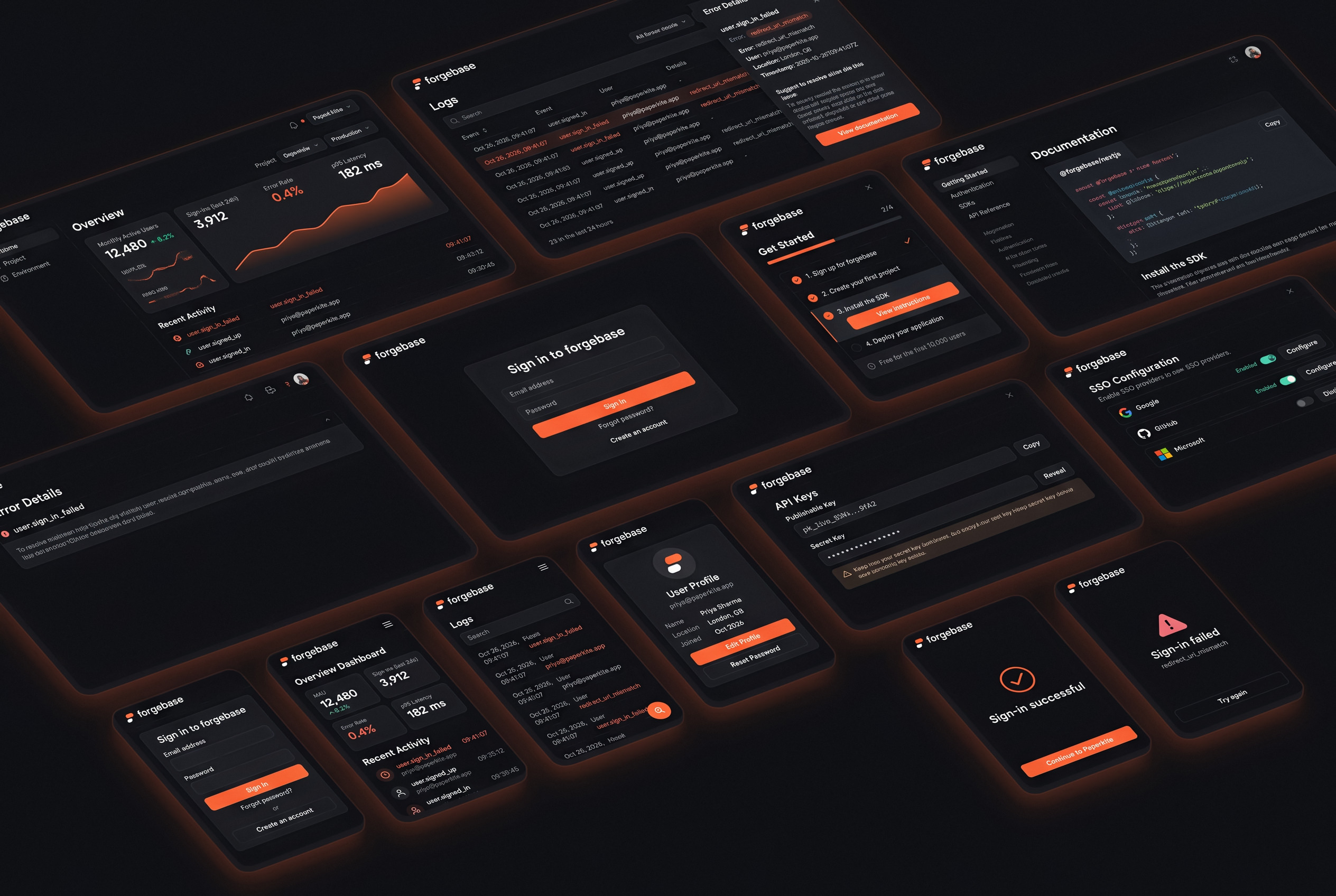 Fourteen screens, one system
