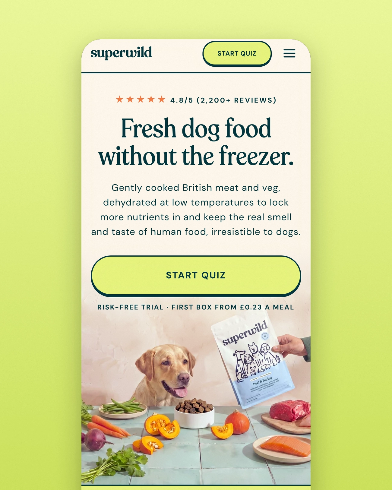 Superwild: Fresh dog food, explained simply (3)