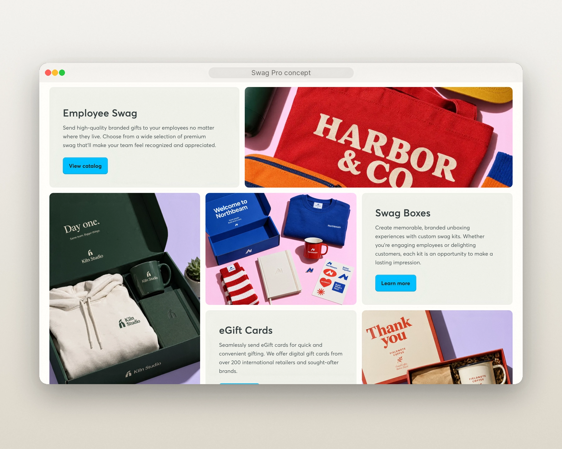 Swag Pro: Employee swag and swag boxes
