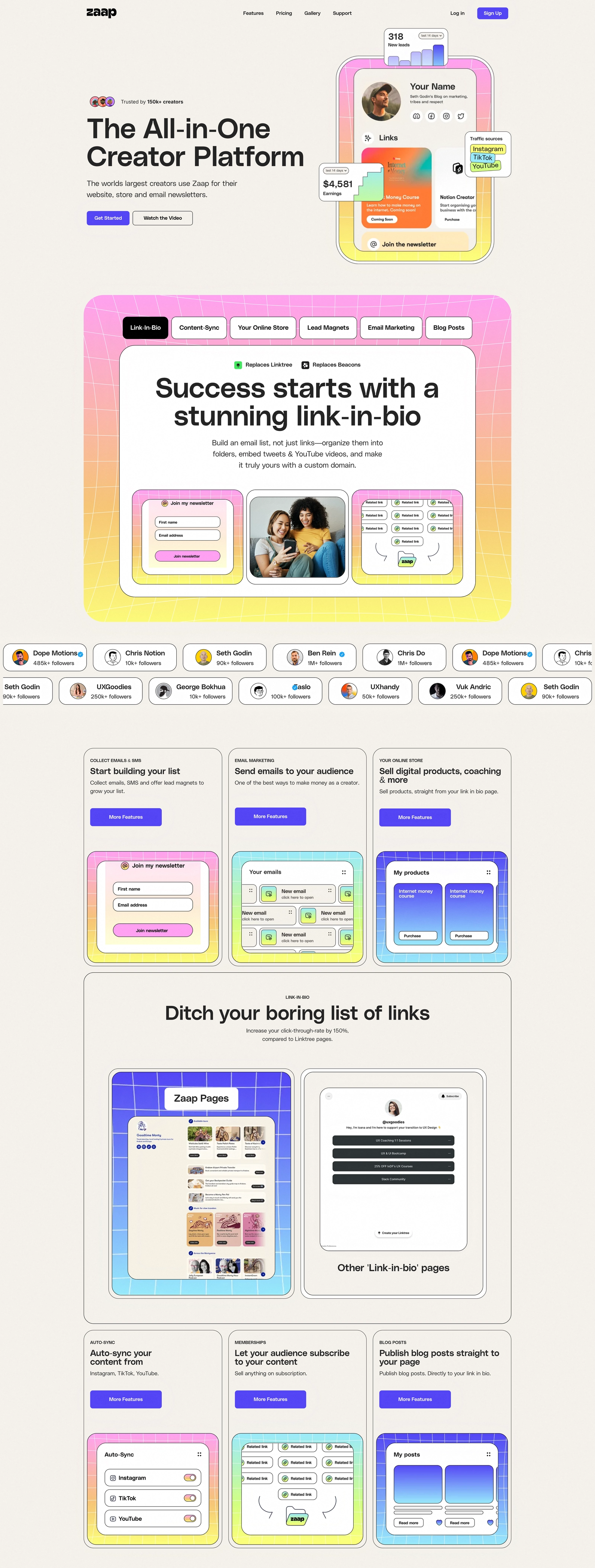 Zaap: The all in one creator platform