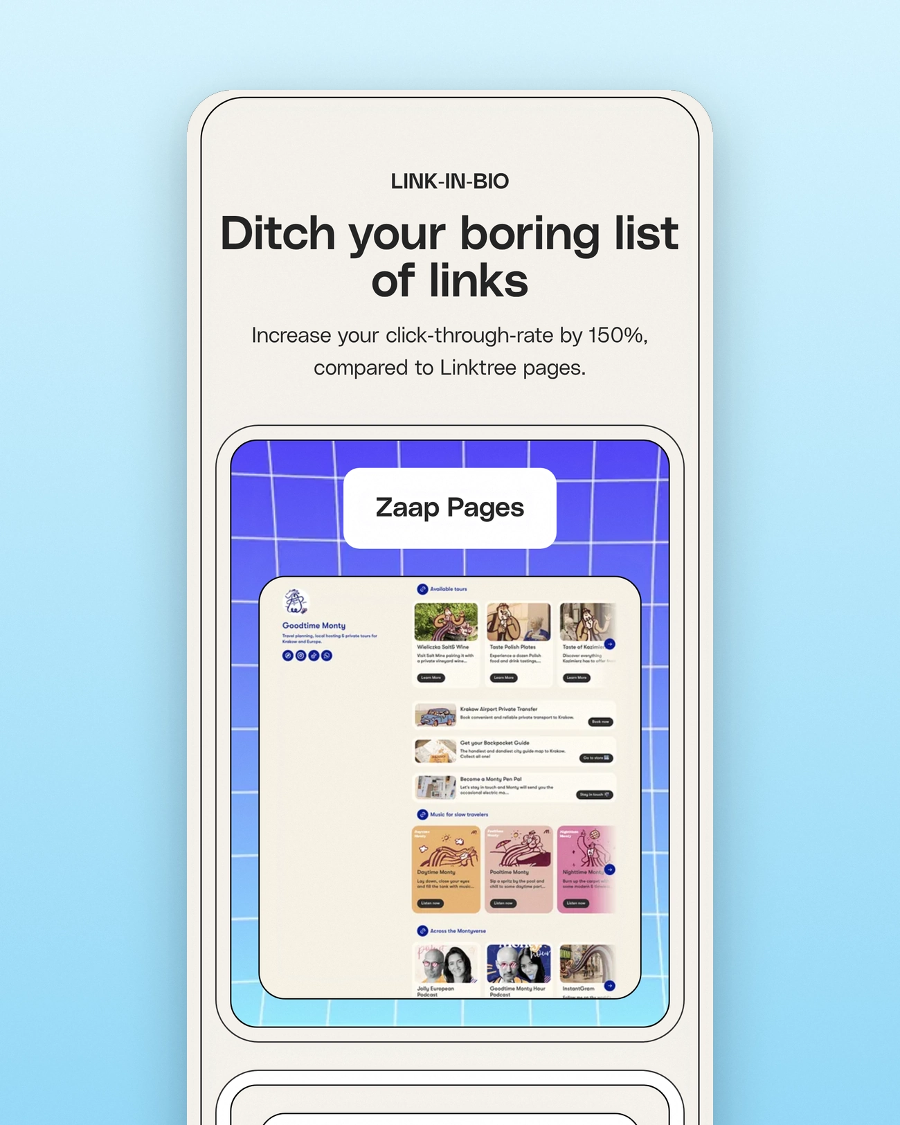 Zaap: The same site on a small screen (3)